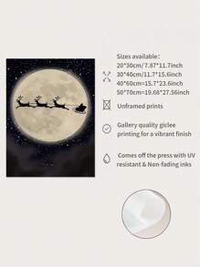 1 tấm áp phích in vải canvas Giáng sinh, ba chú nai con và ông già Noel dưới ánh trăng, tranh treo tường nghệ thuật, tranh treo tường phòng tắm, phòng ngủ, văn phòng, phòng khách, trang trí tường nhà Giáng sinh, trang trí Giáng sinh không có khung, trang trí XMAS, cây thông Noel, quà tặng, trang trí nhà, lễ tạ ơn, đám cưới, trang trí nhà, trang trí mùa thu, trang trí mùa thu, trang trí sinh nhật làm quà tặng, đồ dùng cho bữa tiệc, trang trí lễ hội trong nhà, trang trí Halloween, trang trí tường, đồ trang trí Halloween - Nhiều màu - Xem 6