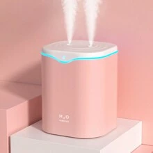 2L Ultrasonic Air Humidifier Cool Mist Steam Purifier Aroma Beauty LED Lights UK - Pink - View 1