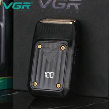 VGR Razor Electric Shaver Professional Hair Trimmer Rechargeable Shaving Barber Beard Trimmer Foil Hair Shaver For Men V-363 - Black - View 2