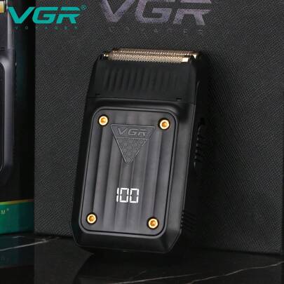  VGR Razor Electric Shaver Professional Hair Trimmer Rechargeable Shaving Barber Beard Trimmer Foil Hair Shaver For Men V-363