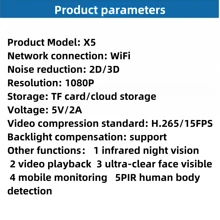 1pc Black Mini Camera, WIFI Wireless HD Smart Cam, Home Security Indoor CCTV Camera, WiFi Remote Monitoring Cam - Black - View 11