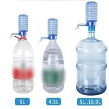 2pcs Jug Water Hand Pump, Simple Household/Office Water Dispenser For Large Bottled Water, Manual Transparent Drinking Water Extractor - Multicolor - View 6