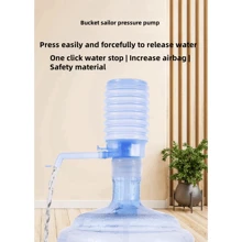 2pcs Jug Water Hand Pump, Simple Household/Office Water Dispenser For Large Bottled Water, Manual Transparent Drinking Water Extractor - Multicolor - View 10