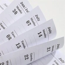 1 份 2025 年周计划表，A7 尺寸，约 60 张/120 页，仿皮封面，英文迷你周计划表，适用于办公室和学校的日历，专业日程表 - A7 - 查看 7