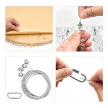 WANLECY 60CM Acrylic Swing Cake Rack Stunning Sparkling Chandelier Stand Suspended Cake - Clear - View 7