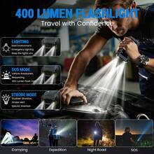 AVAPOW A2000 Car Battery Jump Starter 2000A Peak Current 12000mAh Battery Capacity - màu đen - Xem 4