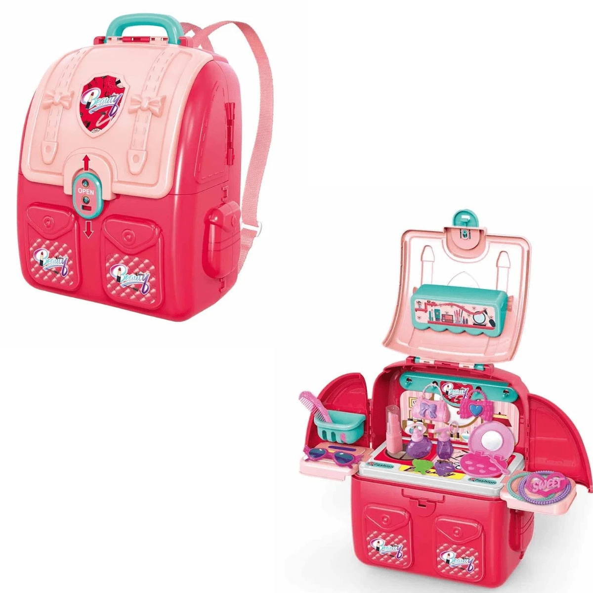 Workshop Jr. Hairdresser Backpack With Multikids Accessories - Màu Hồng baby - Xem 1