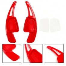 Steering Wheel Shift Paddle Shifter Extension Fit Audi A3 A5 A8 S3 S5 - Red - View 4