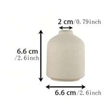 1pc Ceramic Matte Vase For Home Decor, Modern And Minimalist Decorative Vase Set For Pampas Grass, Boho Vase For Farmhouse Living Room Dining Room Tabletop Bookshelf Centerpiece Table Decor Gifts Birthday Graduation Room Decor Flower Vase Glass Vase