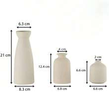 1pc Ceramic Matte Vase For Home Decor, Modern And Minimalist Decorative Vase Set For Pampas Grass, Boho Vase For Farmhouse Living Room Dining Room Tabletop Bookshelf Centerpiece Table Decor Gifts Birthday Graduation Room Decor Flower Vase Glass Vase