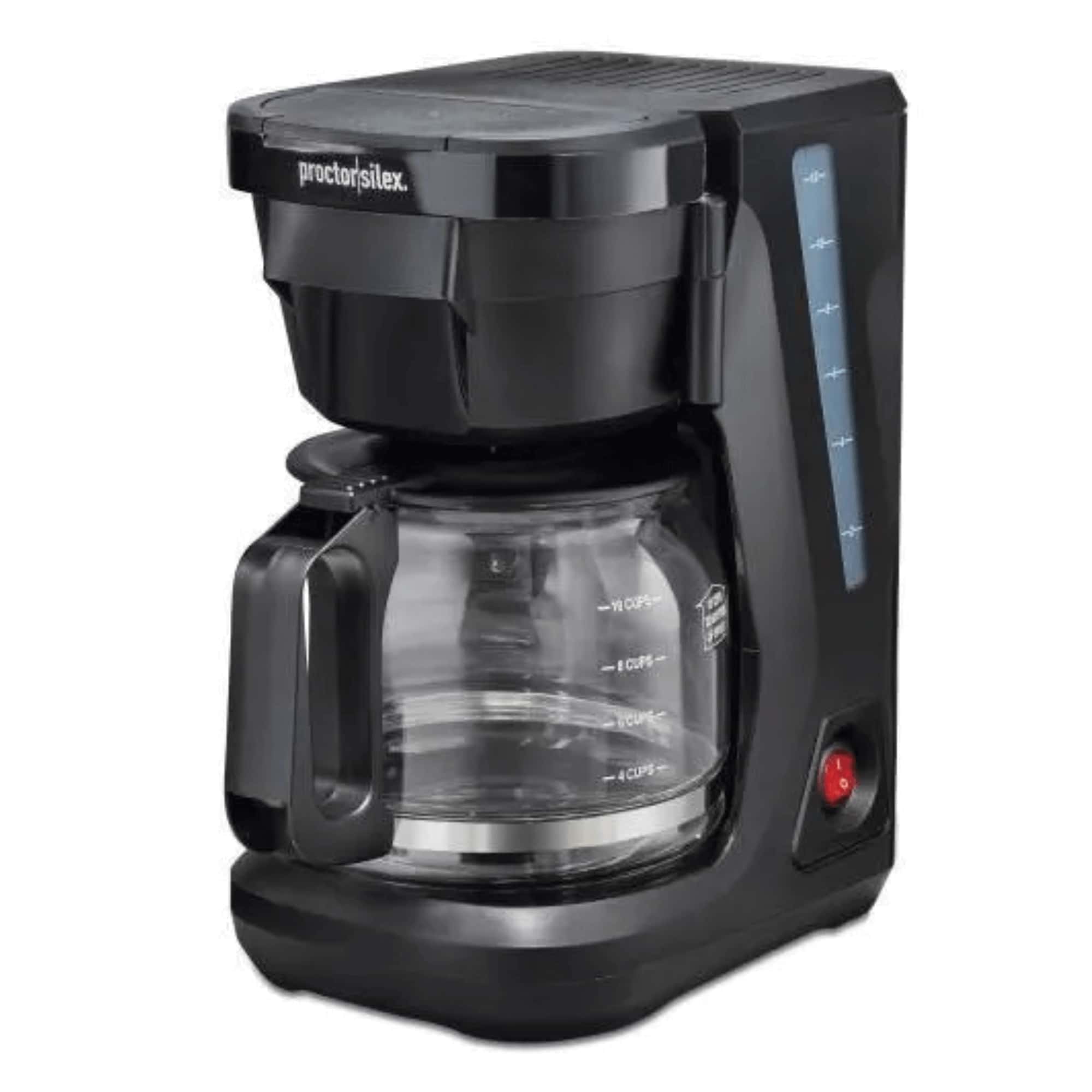 Compact 12-Cup Auto-Pause Front-Fill Coffeemaker