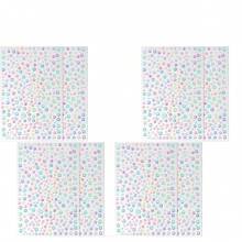 4 Size 8 Sheets Bling Jewels Stickers For Kids DIY Craft Card Decorations Self Adhesive Rhinestone Gem Stickers For Face Nail Body Makeup Festival - Multicolor - View 22