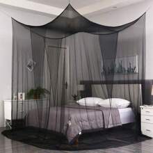1pc Mosquito Net 4-Corner Bed Netting Canopy For Queen/King Sized Bed Polyester Fabric Protection Children Bedding