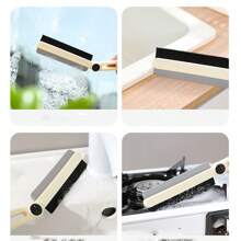 1pc Crevice Cleaning Brush, New Multifunctional Gap Cleaning Brush Tool, Bathroom Gap Brush, Grout Cleaner Brush Hard Bristle Crevice Cleaning Brush For Shops