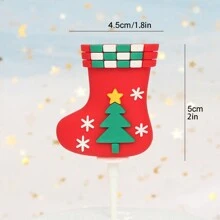 1 pieza/13 piezas Decoración de pastel de Navidad, Papá Noel, árbol de Navidad, Muñeco de nieve en forma de adorno suave de gel para decorar pasteles, Gorro de pastel de Navidad Fiesta de Navidad Decoración del hogar, Apto para reuniones familiares, fiestas de Navidad, cenas, decoraciones de cupcakes Decoraciones navideñas Decoración navideña Regalos de Navidad Suministros para fiestas de Navidad