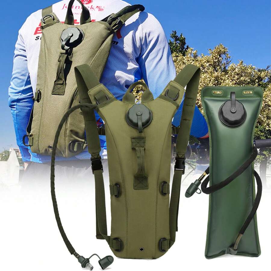 1PCS Tactical Hydration Pack Backpack Military Water-Proof Nylon Water Bag With 3 Liter Bladder For Hiking Cycling Climbing - Multicolor - View 1