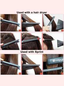 1 件 V 形直发梳，适用于家庭和沙龙发型设计，可折叠且易于使用，用于丰盈和拉直发刷、发刷、梳子、美发工具、理发沙龙美容旅行必需品的美发产品和配件、返校、旅行度假必需品、女士发饰、刷子、发刷、边缘刷、刷头发、发梳、梳头发、顺发刷、球刷、迷你发刷、发刷套装、木梳、梳子、光滑后刷、发刷、边缘刷、刷头发、发梳、发刷套装、梳头发、迷你发刷、顺发刷、美发产品、美发工具、美发用品、护发、卷发刷、理发师、理发配件、美发设备、旅行必需品、发型、美发 - 黑色 - 查看 3