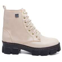 Women's Beige Tractor Sole Ankle Boots - 110 màu be - Xem 5