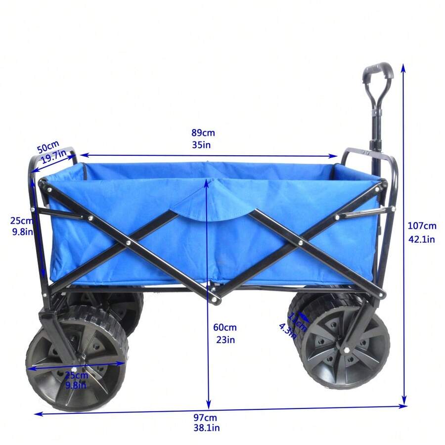 Folding Wagon Garden Shopping Beach Cart SHEIN South Africa