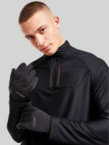 Musion 1pc/2pcs/3pcs Unisex Winter Outdoor Sports Skiing Gloves Waterproof Windproof Driver Gloves Touch Screen Warm Driving Riding Black Gloves Hand Warmers