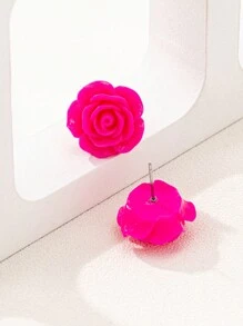 1pair Minimalist Flower Stud Earrings Valentines