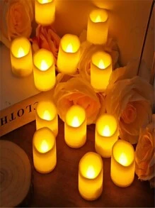 1Pc, Swinging 3D Bullet Candle Light, LED Flameless Candle Light,  Wedding Party Birthday Scene Decoration, Indoor And Outdoor Decoration ,Halloween Decoration (NO Battery),Room Decor,Gifts