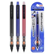 日本 UNI 自动铅笔 M5-452 Kuru Toga 0.5mm 替换芯旋转笔尖可伸缩绘图美术文具学校用品 Lapices 学校用品，返校 - 粉色 - 查看 4