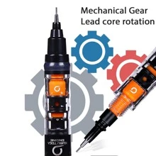 日本 UNI 自动铅笔 M5-452 Kuru Toga 0.5mm 替换芯旋转笔尖可伸缩绘图美术文具学校用品 Lapices 学校用品，返校 - 粉色 - 查看 5