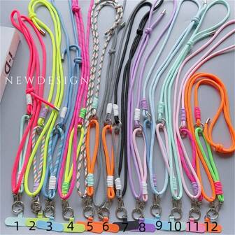 Korean Style Lanyard Shoulder Strap, Multi-Function Dopamine Detachable Phone Lanyard String, Sturdy Halter For Phone/Bag/Water Bottle, Anti-Lost Phone Cord Gifts For Mother, Family, Friends, Birthday, Holiday Phone Charm, Phone Chain