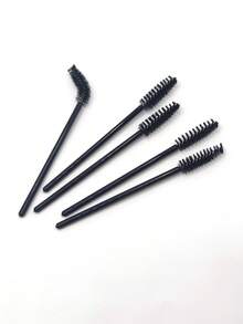 100pcs 50pcs Disposable Mascara Extension Brush Sets - Eyebrow Applicator, Black, Nylon Brush, ABS Plastic Handle, Fragrance Free - Multicolor - View 5