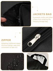 1pc Customized Portable Dustproof 1pc 1pc Clothing Covers Personal Tailor Nonwovens Waterproof Clothes Dust Cover Tote Bags Personalized Custom Pattern Name Initials A To Z Letter Clothes Dust Case Dress Protector Garment Bags Outdoors Close Organizer Dress Cover Suit Coat Storage Bag Garment Bags Wardrobe Hanging Garment Protector Cover Bag, Multifunction, Versatile, Large Capacity, Lightweight, Functional, Practical, All-Purpose, Colorful, Cute, Adorable, Contracted, Funny, Kawaii, Y2K, Minimalist, Commuting, Business Casual, Basics, Custom, Personalized, Unique, Customized, Ideal Gifts For Him, Ideal Gifts For Her, Her, Boyfriend, Girlfriend, Family, Friends, For Anniversaries, For Birthdays, For Holiday/ Vacation, For Outdoors/Outings/Travel/Hiking/Stadium/Sports/Climbing, For Business/Commute/Work/Office, Travel