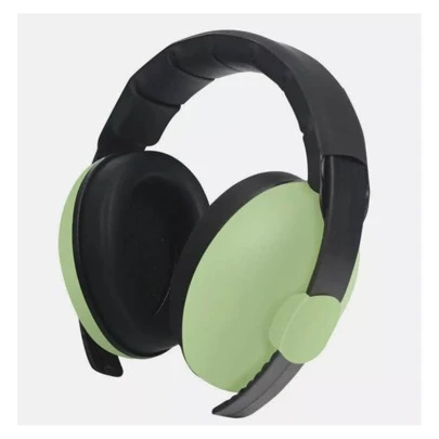 Kids Child Baby Ear Defenders Children Muffs Noise Reduction Earmuffs Protectors Available In Blue, Green, And Pink, The Adjustable And Portable Noise Cancelling Headphones Suitable For Children Aged 1-3