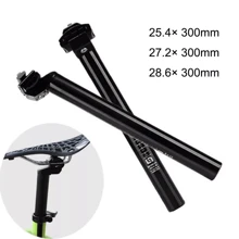 Bicycle Bike Seat Post MTB Mountain Road Seatpost Tube Aluminum 25.4/27.2/28.6MM - Black - View 1