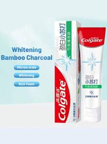 colgate Whitening Baking Soda Toothpaste Bamboo Charcoal Mint Flavor, Whitening , Gentle And Non-Abrasive, Rich Foam, Breath-Freshening, High Purity (120g/4.23 Oz ) - Bamboo Charcoal Mint Flavor - View 2
