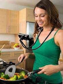 1 件多功能挂脖式手机和平板电脑支架，适用于办公桌、汽车的创意颈挂式手机支架，多功能通用颈挂式支架，兼容 、Android 手机，生日、家人、朋友的礼物，360 度旋转，床上颈挂式支架，手机支架 - 多色 - 查看 4