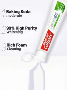 colgate Whitening Baking Soda Toothpaste Bamboo Charcoal Mint Flavor, Whitening , Gentle And Non-Abrasive, Rich Foam, Breath-Freshening, High Purity (120g/4.23 Oz ) - Bamboo Charcoal Mint Flavor - View 5