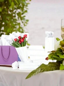 50pcs-White Tissue Paper Artdly 14 X 20 Inches White Wrapping Paper Bulk For Weddings Birthday DIY Project Festival Wrapping Crafts Decor, White Tissue Paper, 20x14 Inch Wrapping Paper Bulk For Gift Bags Packaging Wedding Shower Birthday Holiday DIY Crafts Decorations,Graduation, Birthdays And All Occasions,Halloween,Christmas,Thinksgiving - White - View 11