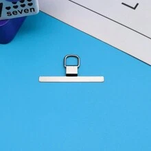 1pc Stainless Steel Lanyard Connector, Phone Anti-Lost Safety Strap Buckle Pad For Phone Case - Durable And Safe Accessory