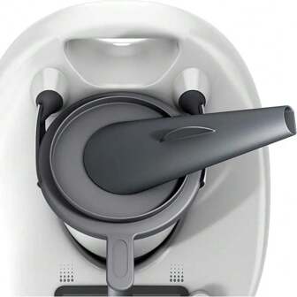 1 件，蒸汽分流器排气管，用于蒸汽和绝缘，兼容德国混合物，适用于 TM5/TM6 上的精细配件，防止烧伤和烫伤，Thermomix 炊具挡板慢煮刀片保护盖