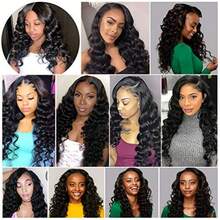 Lace Front Wigs Glueless Wigs Human Hair Pre Plucked Pre Cut Loose Deep Wave Lace Front Wigs Human Hair 4x4 HD Lace Closure Wigs Human Hair For Black Women Glueless Deep Wave Wig - Tự nhiên & Đen - Xem 11