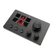 AJAZZ AKP03E Desktop Little Helper Keyboard Desk Panel Controller Live Office Tuning Programmable Shortcuts Custom Multi-Scene Multifunction - 黑色 - 查看 10