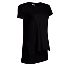 Kit 2 Women's Long Gym Top VestLegging Viscolycra - 海軍藍和黑色 - 查看 3