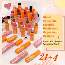 Lavender Violets Gel-Nagellack, 25 Stück, Blühendes Gel/Basis/glänzend/matt, Decklack, Punktier-/Zeichnungs-Nagelpinsel, Maniküre, Frühherbst, Orange-Grün, Farbwechsel, Katzenaugen-Effekt, Magnete, UV-LED-Lack, C404