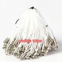 100pcs Lanyards With Lobster Clasp, Key Chains & Keyring Pendant Accessories - 100PCS - View 11