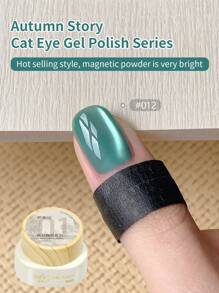 annies 12克秋日故事猫咪磁性凝胶指甲油闪亮玻璃珠猫眼凝胶16色套装可卸UV凝胶美甲美甲1件/16片装 - 彩色 - 查看 16