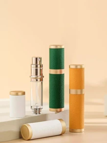 1 件 5ml 时尚可填充香水旅行雾化器，古龙水喷雾器瓶，便携式豪华迷你皮革香水喷雾器，适合约会、办公室、旅行、运动、骑自行车 - 彩色 - 查看 4