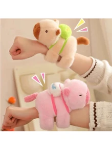 Pulsera de peluche muñeca aplaudiendo de capibara, animal de peluche pequeño regalo - Marrón - Ver 6