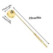 Stainless Steel Candle Accessory Set,Candle Wick Trimmer Cutter+Candle Snuffer Extinguisher+Wick Dipper+Storage Tray+Gift Package For Candle Lover (Multicolor) The Product Has Some Scratches &Chromatic Aberration - Multicolor - View 37