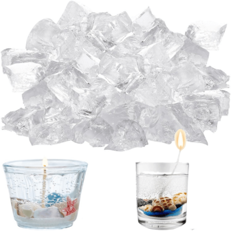 500g/1kg 透明果冻蜡，自制蜡烛制作凝胶蜡手工材料水晶凝胶蜡烛用于制作蜡烛和手工香薰蜡烛用品