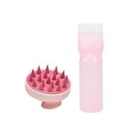 2 Stücke/Set Wurzelkamm Applikator Flasche mit Kopfhautmassage Shampoo Bürste Haarfärbemittel und Kopfhautbehandlungstools (Rosa), Haarpflegeprodukte und Accessoires für Friseur Salon Schönheitsreise Essentials, Rückkehr zur Schule, Reise Urlaubsessentials, Haaraccessoires für Frauen, Slick Back Bürste, Friseur Zubehör, Haartrockner, Haar, Friseur, Haarwerkzeuge, Haarpflegeprodukte, Haaraccessoires, Edge Bürste, Stylingbürste, Friseur Zubehör, Reise, Haartrockner, Harzeug, Haarspray, Haaraccessoires, Lockenprodukte, Friseurausrüstung, Accessoires, Haarschneidescheren, Weihnachten, Barbershop, Friseur Zubehör, Haaraccessoires, Friseur, Haartrockner, Haar, Accessoires, Haarpflegeprodukte, Haarwerkzeuge, Harzeug, Haarpflege, Lockige Haarbürste, Friseur, Friseur Zubehör, Friseurausrüstung, Reiseessentials, Frisur, Friseur, Haar, Reise, Haarpflegeprodukte, Haarwerkzeuge, Harzeug, Friseur, Friseur Zubehör, Barbershop, Friseurausrüstung